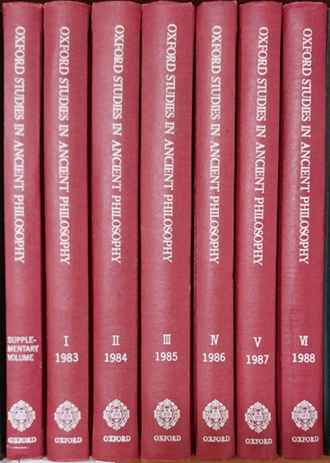 [중고] Oxford Studies in Ancient Philosophy: Volume I: 1983 (Hardcover)