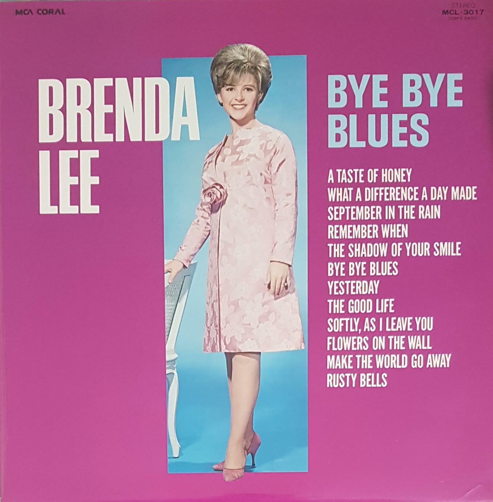 [중고] [일본반][LP] Brenda Lee - Bye Bye Blues