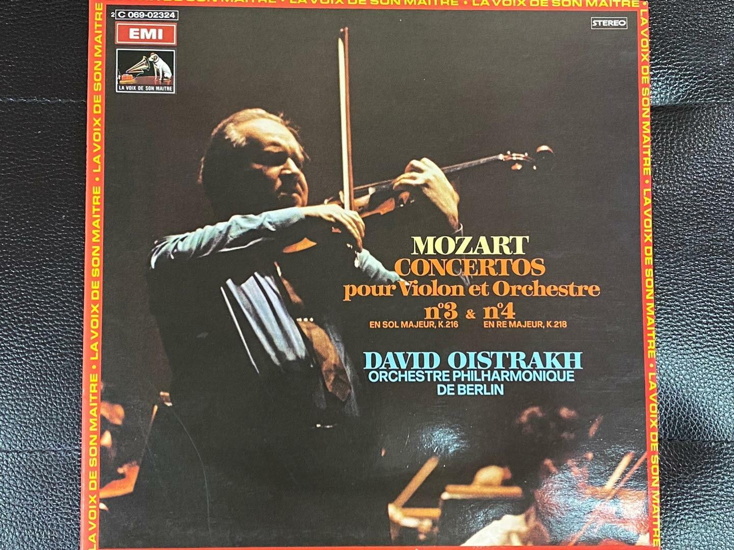 [중고] [LP] 다비드 오이스트라흐 - David Oistrakh - Mozart Violin Concerto Nos.3 & 4 LP [프랑스반]