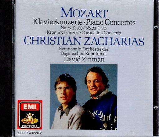 [중고] [수입] Mozart Piano Concertos No.25 & 26 - Zacharias / Zinman