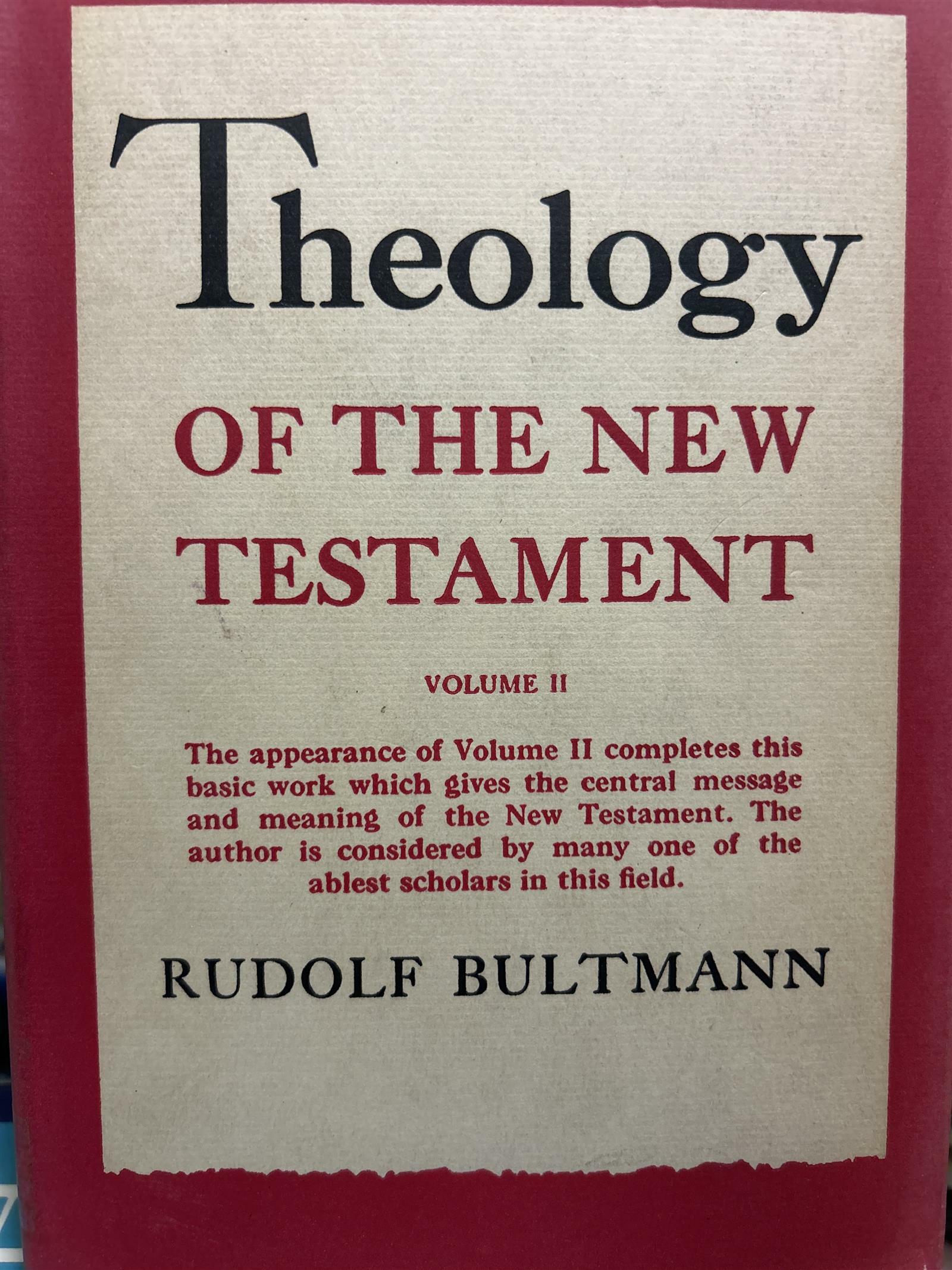 [중고] Theology of the New Testament : Volume Two (Paperback, New ed)