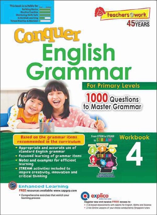 Conquer English Grammar Workbook 4