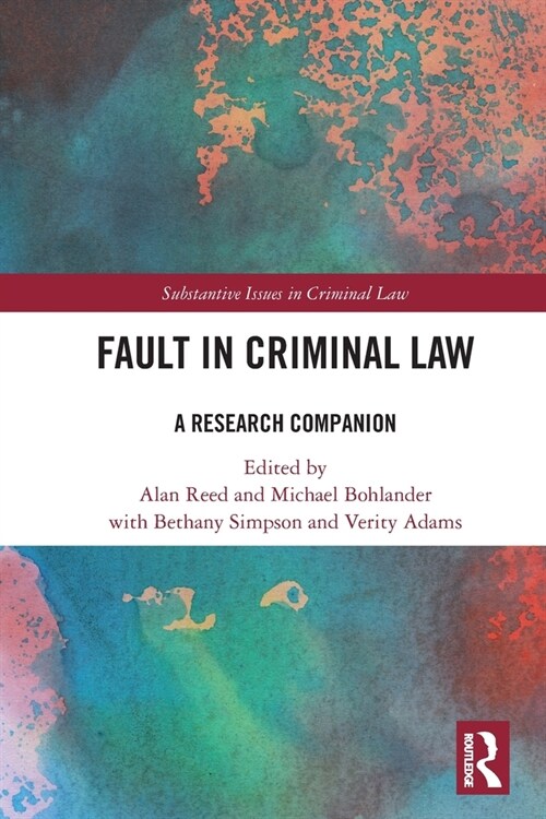 Fault in Criminal Law : A Research Companion (Paperback)