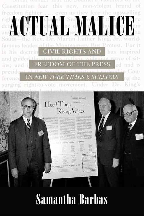 Actual Malice: Civil Rights and Freedom of the Press in New York Times V. Sullivan (Paperback)