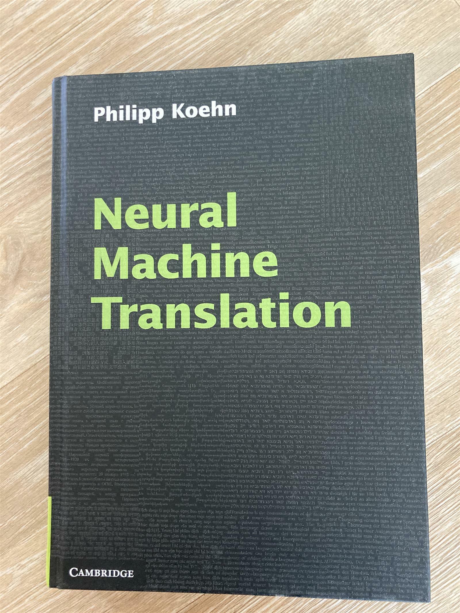 [중고] Neural Machine Translation (Hardcover)