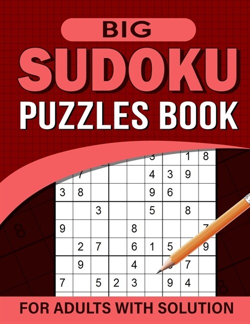 BIG Sudoku Puzzles Book for Adults (Paperback)