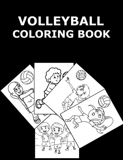 Volleyball Coloring Book (Paperback)