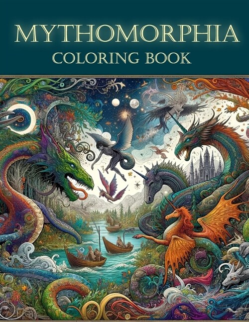 Mythomorphia Coloring Book: Where Each Page Transforms Before Your Eyes, Revealing a Fantastical Fusion of Myth and Morphology, Awaiting Your Arti (Paperback)