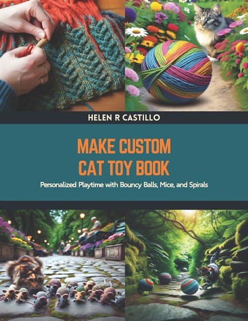Make Custom Cat Toy Book: Personalized Playtime with Bouncy Balls, Mice, and Spirals (Paperback)