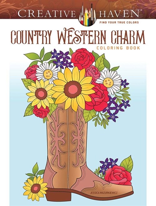 Creative Haven Country Western Charm Coloring Book (Paperback)