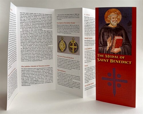 St. Benedict Jubilee Medal Leaflet (Paperback, Revised)
