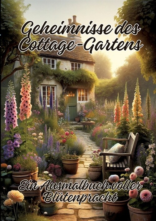 Geheimnisse des Cottage-Gartens: Ein Ausmalbuch voller Bl?enpracht (Paperback)