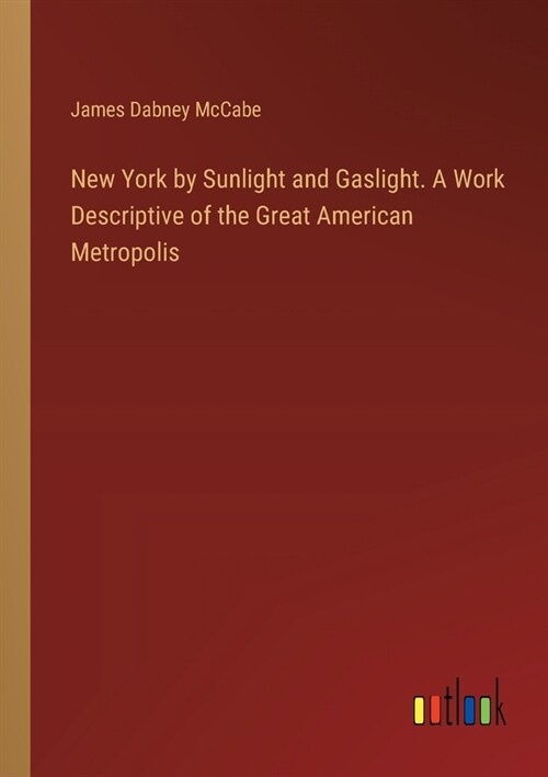 New York by Sunlight and Gaslight. A Work Descriptive of the Great American Metropolis (Paperback)