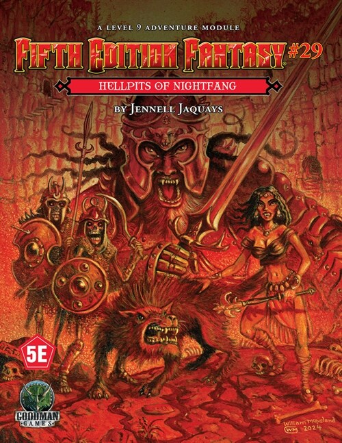 Fifth Edition Fantasy #28: Hellpits of Nightfang (5E) (Paperback)