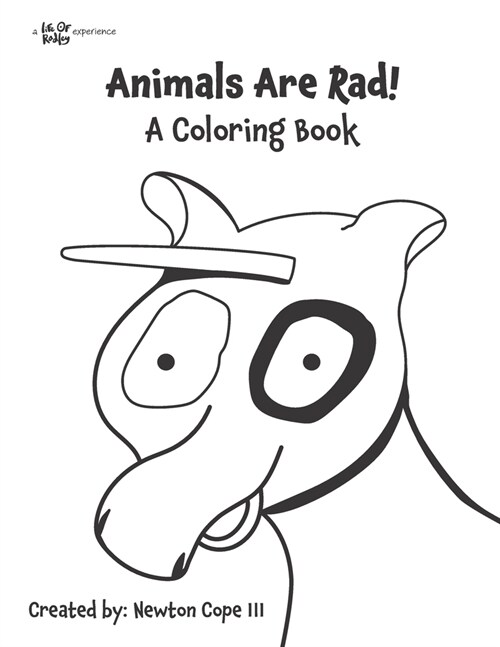 Animals Are Rad!: A Coloring Book (Paperback)