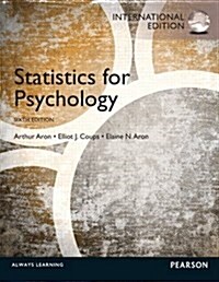 Statistics for Psychology, Plus MyStatLab with Pearson Etext (Package, 6 Rev ed)