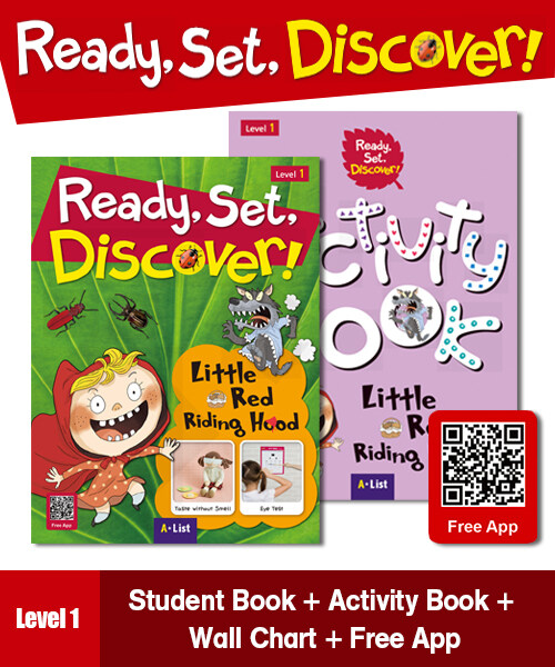Ready, Set, Discover! 1: Little Red Riding Hood (Student Book + App QR + Activity Book + Wall Chart)