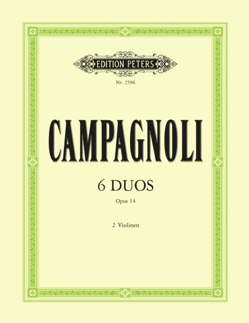 6 Duos, Op. 14 (Sheet Music)