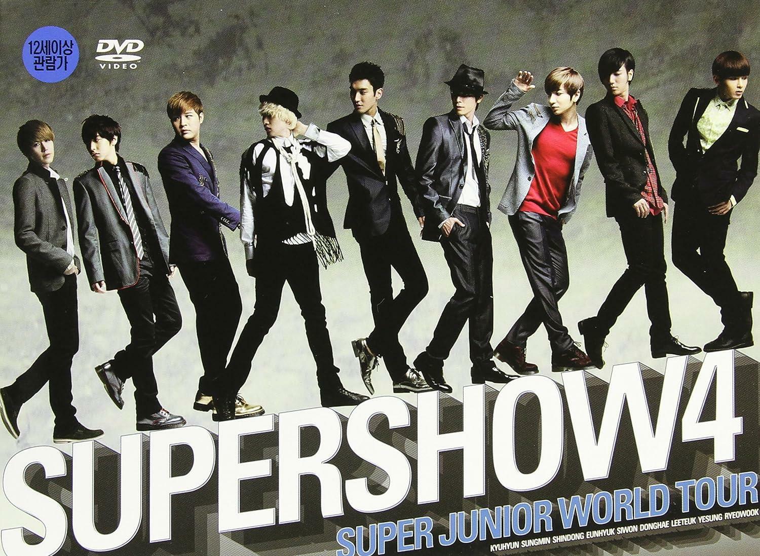 [중고] 슈퍼주니어 - 월드투어 ˝슈퍼쇼 4˝ (2disc+스페셜 포토북)