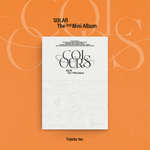 [중고] 솔라 - 미니 2집 COLOURS (Palette Ver.)