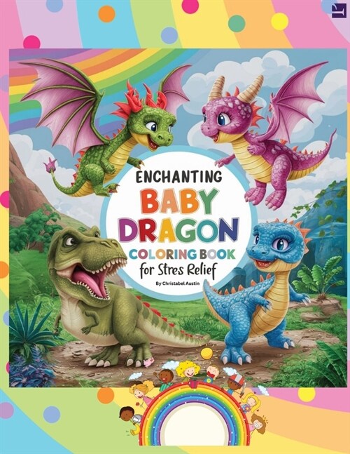 The Enchanting Baby Dragon Fantasy Coloring Book for Stress Relief (Paperback)