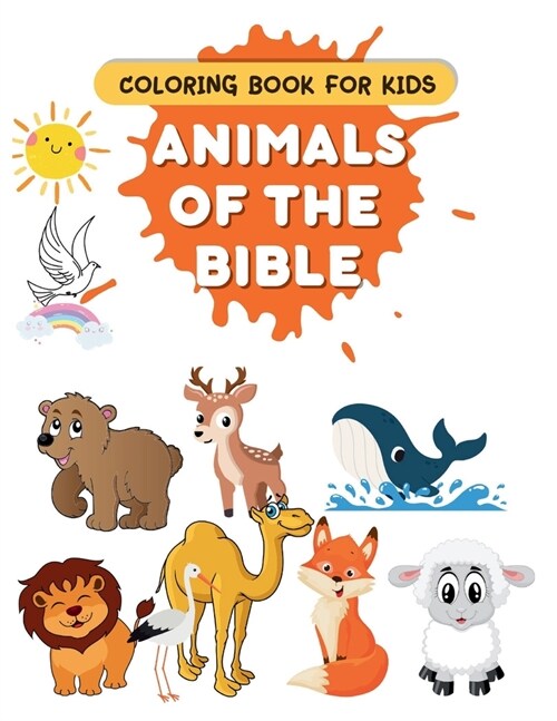 Coloring Book for Kids: Animals of the Bible (Paperback)