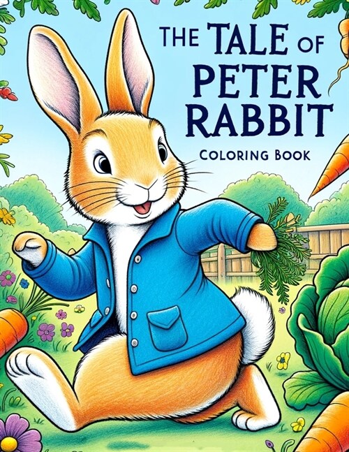 The Tale of Peter Rabbit Coloring Book: Enter a World of Whimsy and Wonder as You Color Your Way Through Peters Adventure-filled Journey, Perfect for (Paperback)