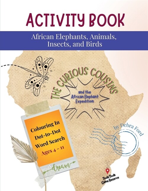 Activity Book: African Elephants, Animals, Insects and Birds (Paperback)