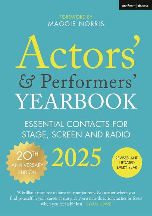 Actors’ and Performers’ Yearbook 2025 (Paperback, 20 ed)