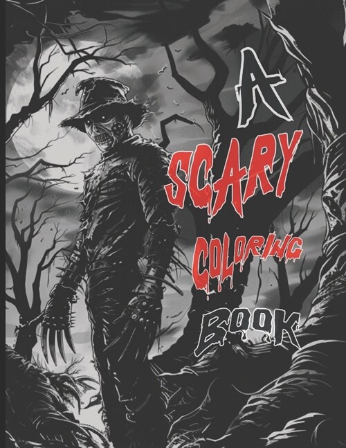 A Scary Coloring Book (Paperback)