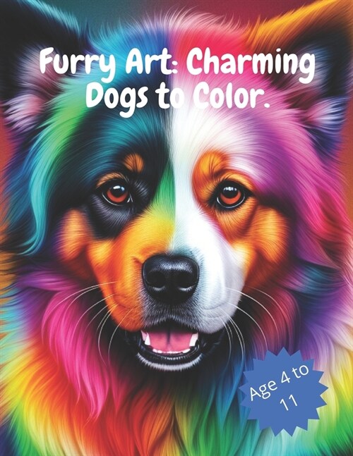 Furry Art: Charming Dogs to Color (Paperback)