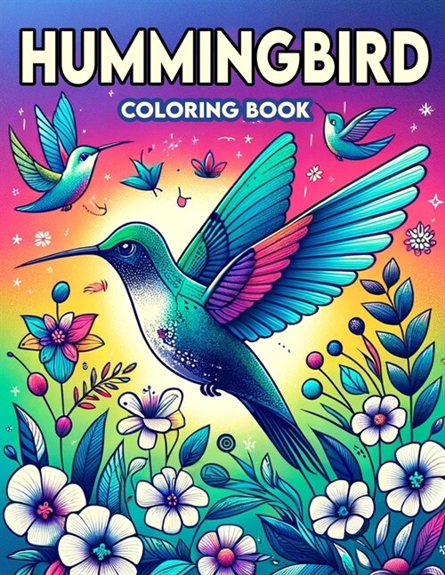 Hummingbird Coloring Book: Dive into the World of Hummingbirds, Each Page Offering a Glimpse into the Enchanting and Magical Realm of These Tiny (Paperback)