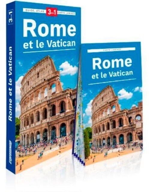 Rome & le Vatican explore guide + atlas + map (Paperback, 3 ed)