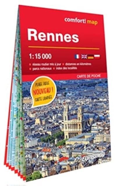 Rennes  mini (Sheet Map, folded)