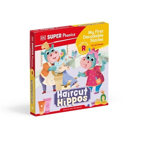 DK Super Phonics My First Decodable Stories Haircut Hippos (Multiple-component retail product, slip-cased)