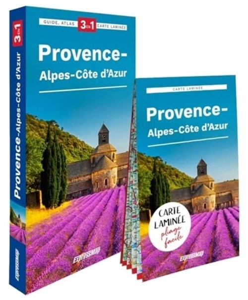 Provence-Alpes-Cote dAzur explore guide + atlas + map (Paperback, 5 ed)