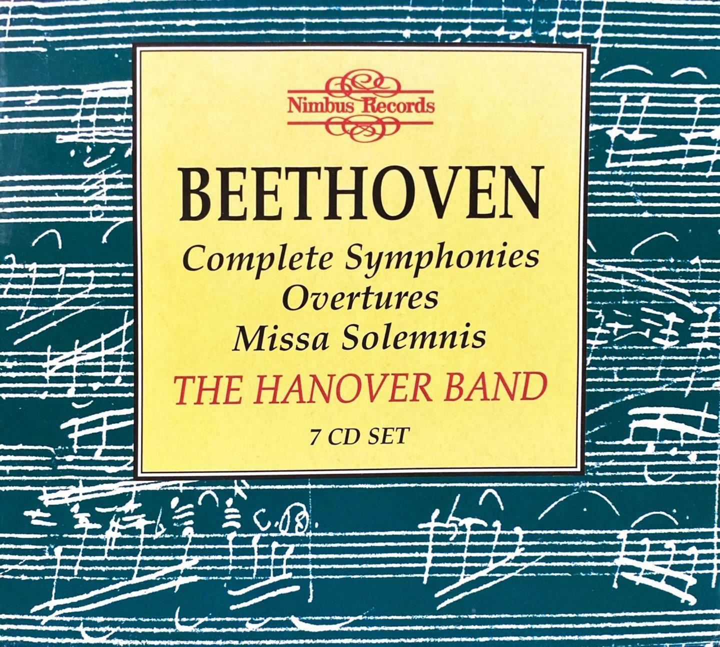 [중고] [수입]Beethoven: Complete Symphonies, Overtures, Missa Solemnis/ The Hanover Band (7CD)