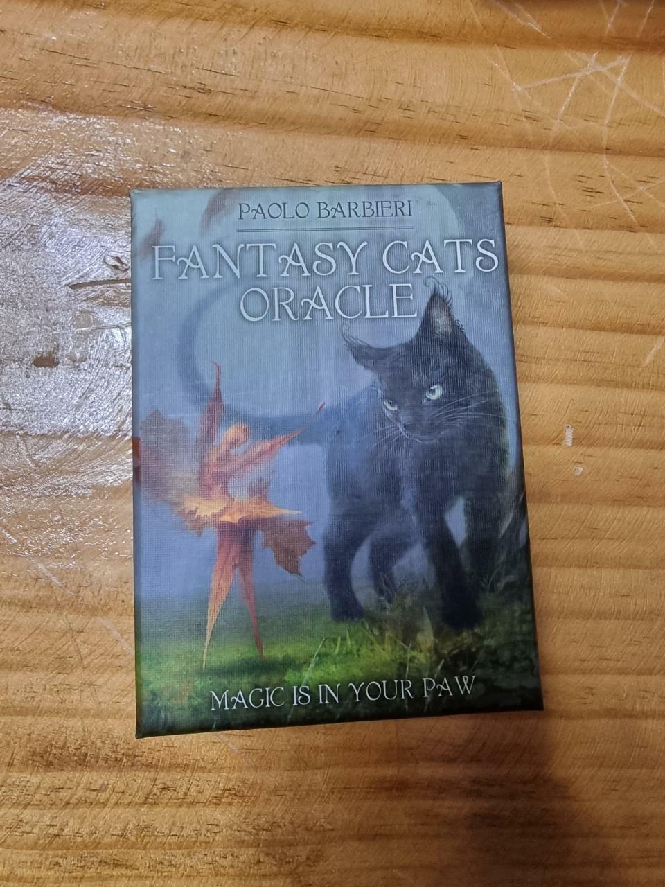[중고] Fantasy Cats Oracle : Magic is in Your Paw (Cards)