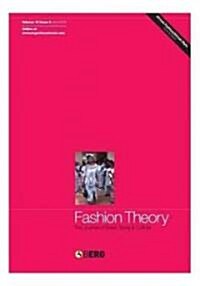 Fashion Theory : The Journal of Dress, Body and Culture (Paperback)