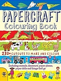 Papercraft Colouring Book (Paperback)
