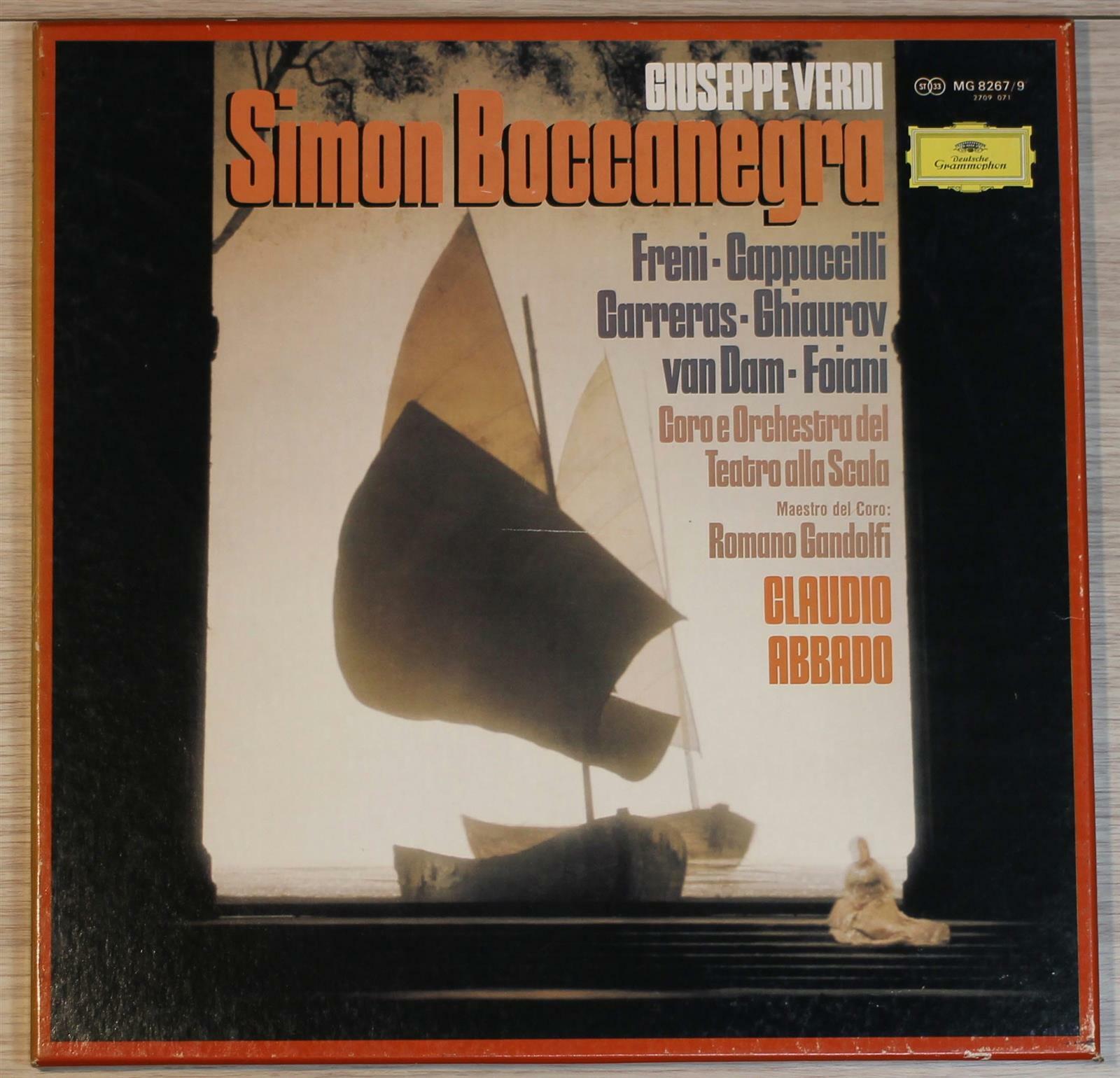 [중고] [3LP Box 수입] Verdi - Simon Boccanegra 「시몬 보카네그라」 · Claudio Abbado, Orchestra Del Teatro Alla Scala