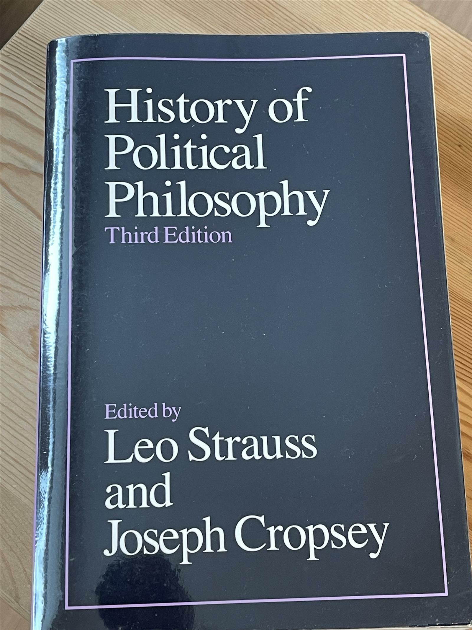 [중고] History of Political Philosophy (Third Edition) paperback (paperback)
