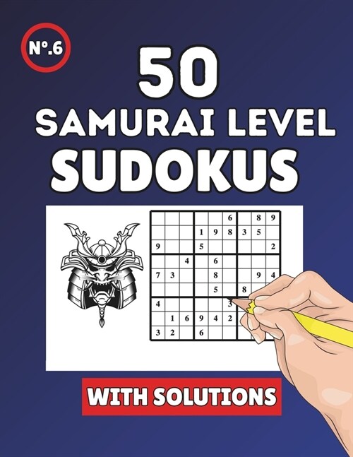 Samurai Sudoku: 50 Rompecabezas Samurai para Expertos (Paperback)