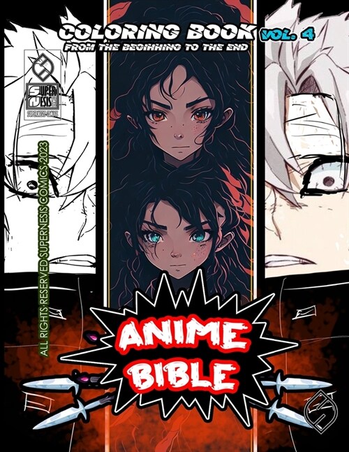 Anime Bible From The Beginning To The End Vol. 4: Coloring book (Paperback)