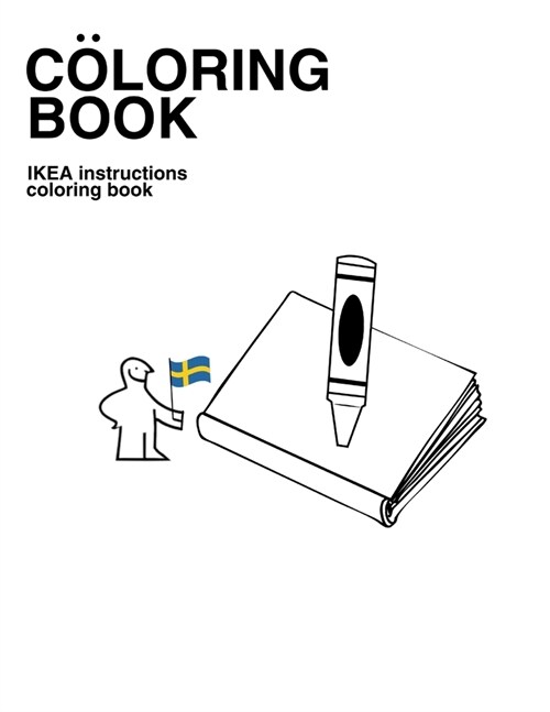 C?oring Book: The Unofficial Ikea Instructions Coloring Book (Paperback)