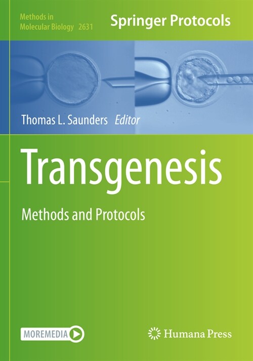 Transgenesis: Methods and Protocols (Paperback, 2023)