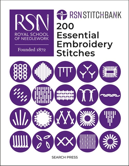 RSN Stitch Bank: 200 Essential Embroidery Stitches (Hardcover)