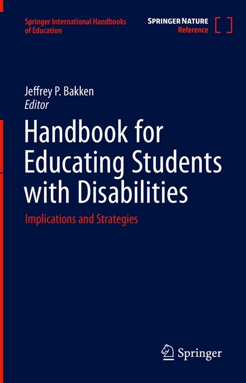 Handbook for Educating Students with Disabilities: Implications and Strategies (Hardcover, 2025)