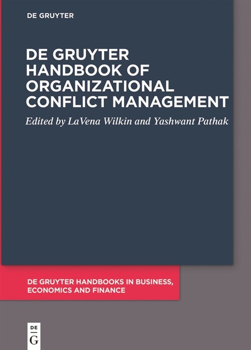 de Gruyter Handbook of Organizational Conflict Management (Paperback)