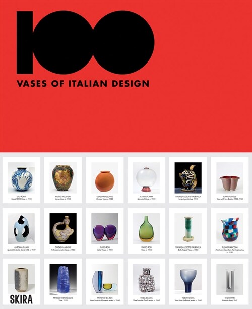 100 Vases of Italian Design (Hardcover)